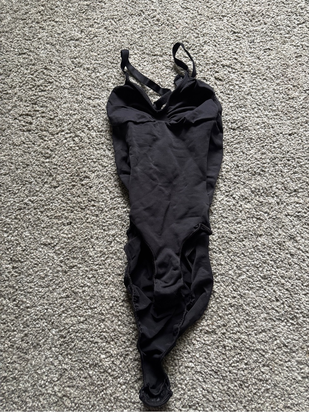 SKIMS Black Stretch Bodysuit